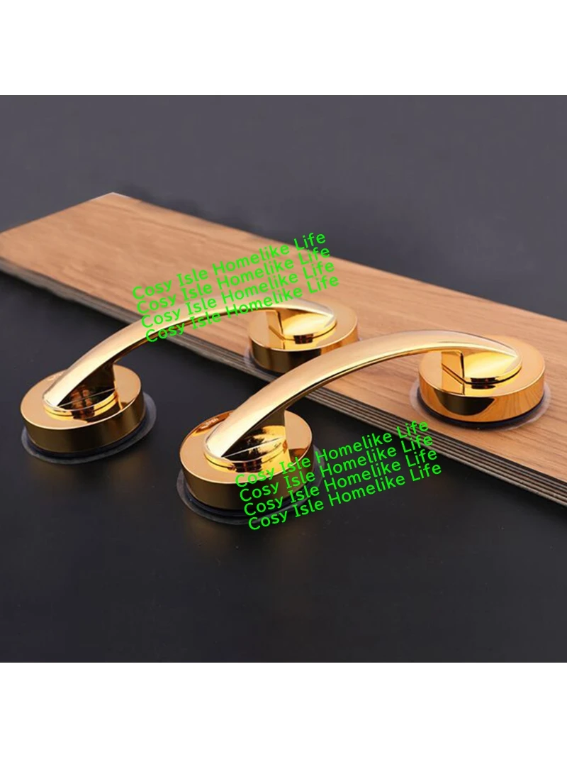 الذهب حوض استحمام أكريليك شفط كأس مسند الذراع حمام الباب بأمان درابزين انتزاع مصاصة قبضة المرحاض درابزين دش مكافحة زلة فراغ مقبض