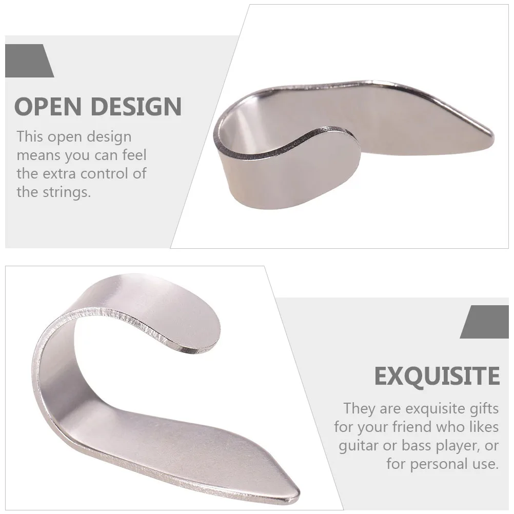 

Stainless Steel Guitar Finger Covers Finger Protectors Anti Rust Guitar Accessories For