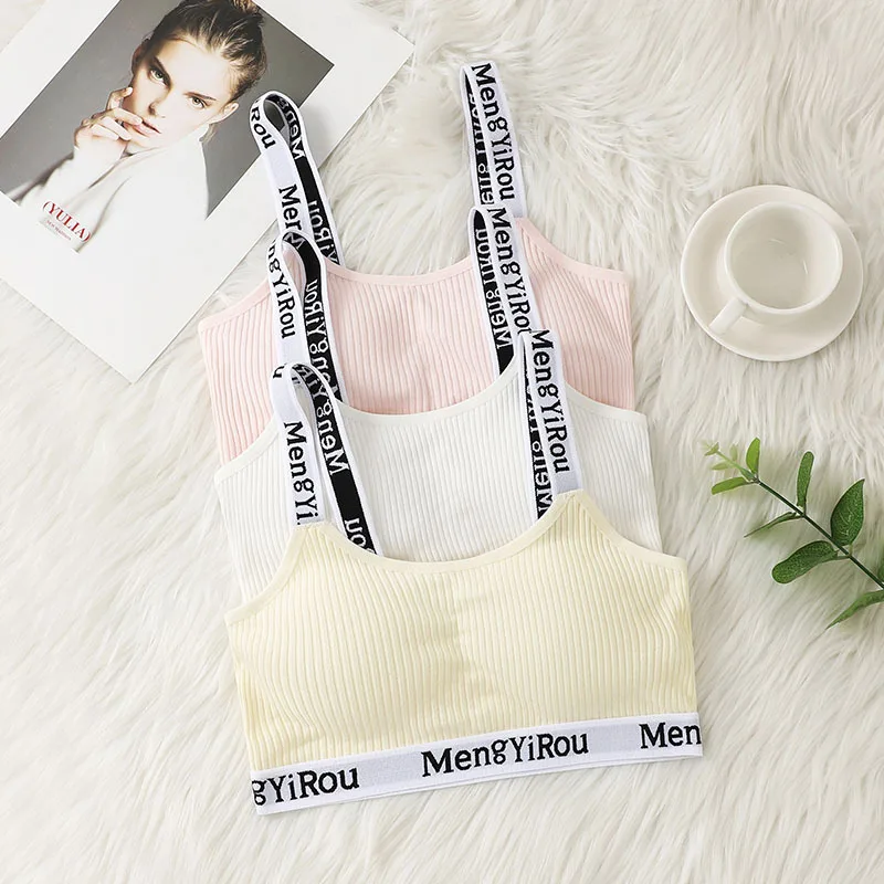 Girls' Developmental Period Vest Junior High School Elementary School Student Bra Girls' Underwear Outdoor Running Sports Bra