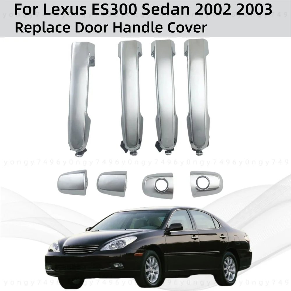 

Новые автомобильные хромированные аксессуары из АБС-пластика, покрытая крышка дверной ручки, замена деталей для Lexus ES300 Sedan 2002-2003 гг.