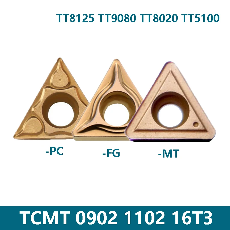 

Original TCMT 090204 TCMT110204 TCMT110208 TCMT16T304 TCMT16T308 PC FG MT TT8115 TT5100 TT9080 TT8020 TT7015 CNC Carbide Inserts