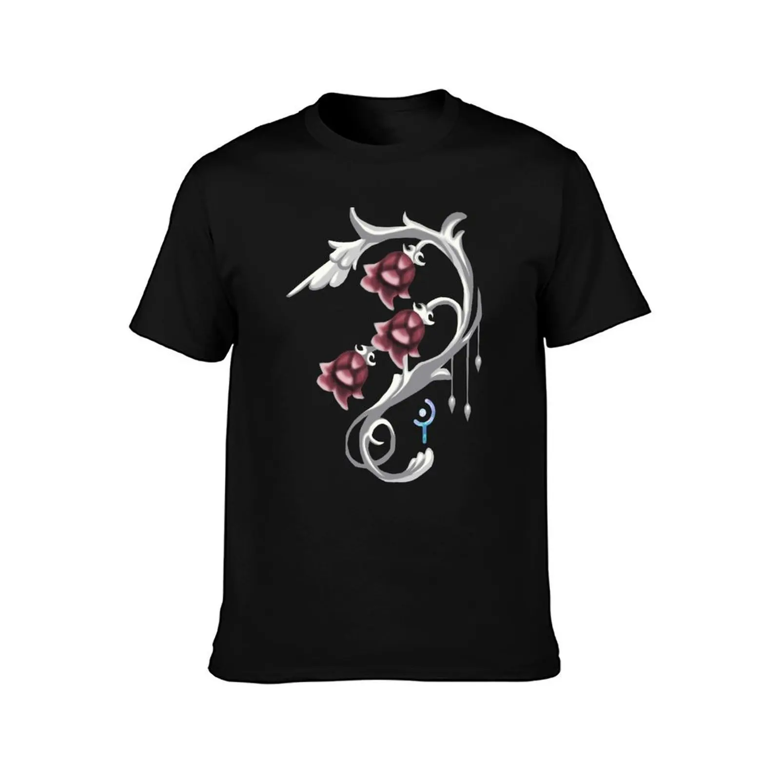 White Mage - FFXIV T-Shirt, Summer Casual Cotton Tee, Oversized Streetwear Tops, Vintage Graphic Print, Loose Fit Short Sleeve
