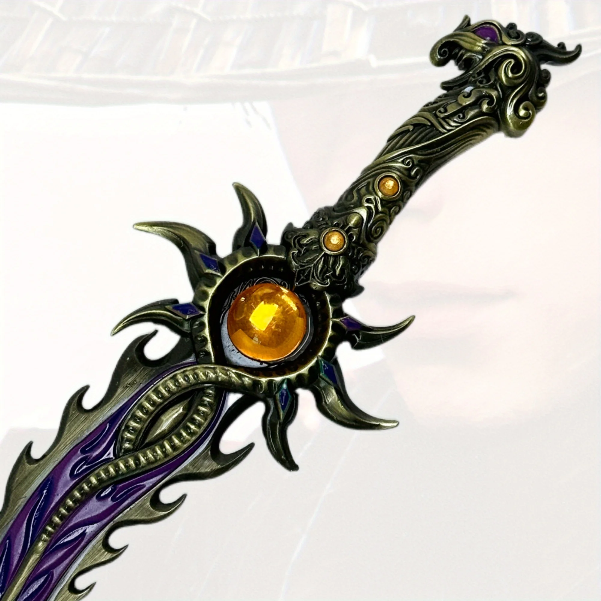 11.8inch Naraka Bladepoint Metal Katana Sword Japanese Katana Original Samurai Sabre Ninja Knife Cosplay Accessories Prop Toy