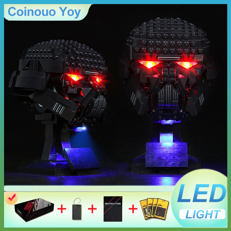 

LIGHT For LEGO 75343 Dark Trooper Helmet Block DIY Toy (NO Blocks Model,Only LED Light) Light Set Kid Gift