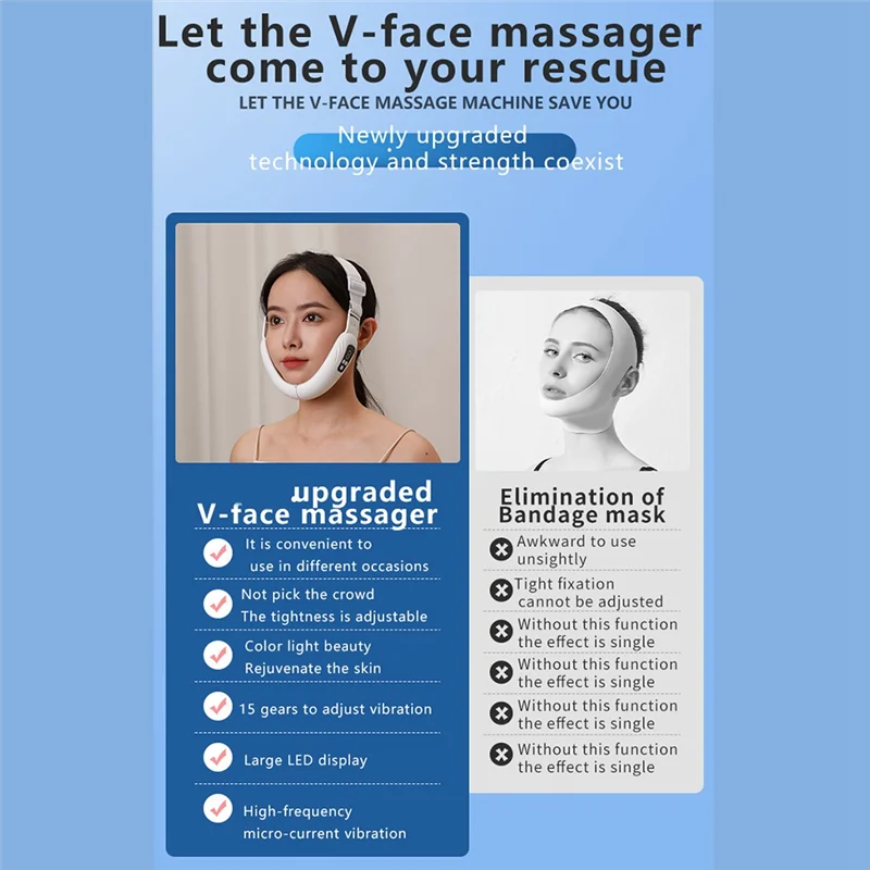

ABUU-Skin Care EMS Electric Facial Massager Face Slimming Machine V Shaper Chin Cheek Lifting Firming Equipment Beauty Tool