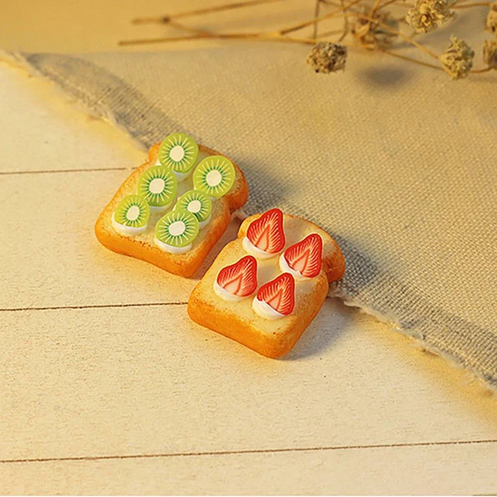 1 pz 1/12 casa delle bambole in miniatura frutta toast mini frutta pane modello alimentare giocattolo per casa di bambola accessori decorazione ob11 bjd