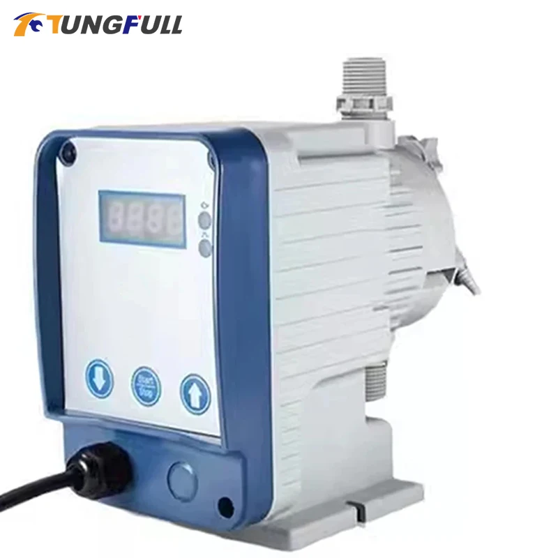 

1-7bar Micro-acid Electromagnetic Diaphragm Pump Water Treatment Liquid Micro-acid Chemical Chlorine Metering Dosing Pump