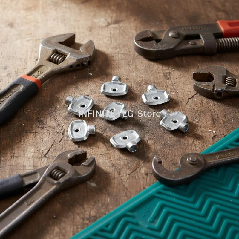 

Комплексный набор из 10 ключей для радиаторных вентилей, незаменимый для ремонта сантехнических и отопительных клапанов