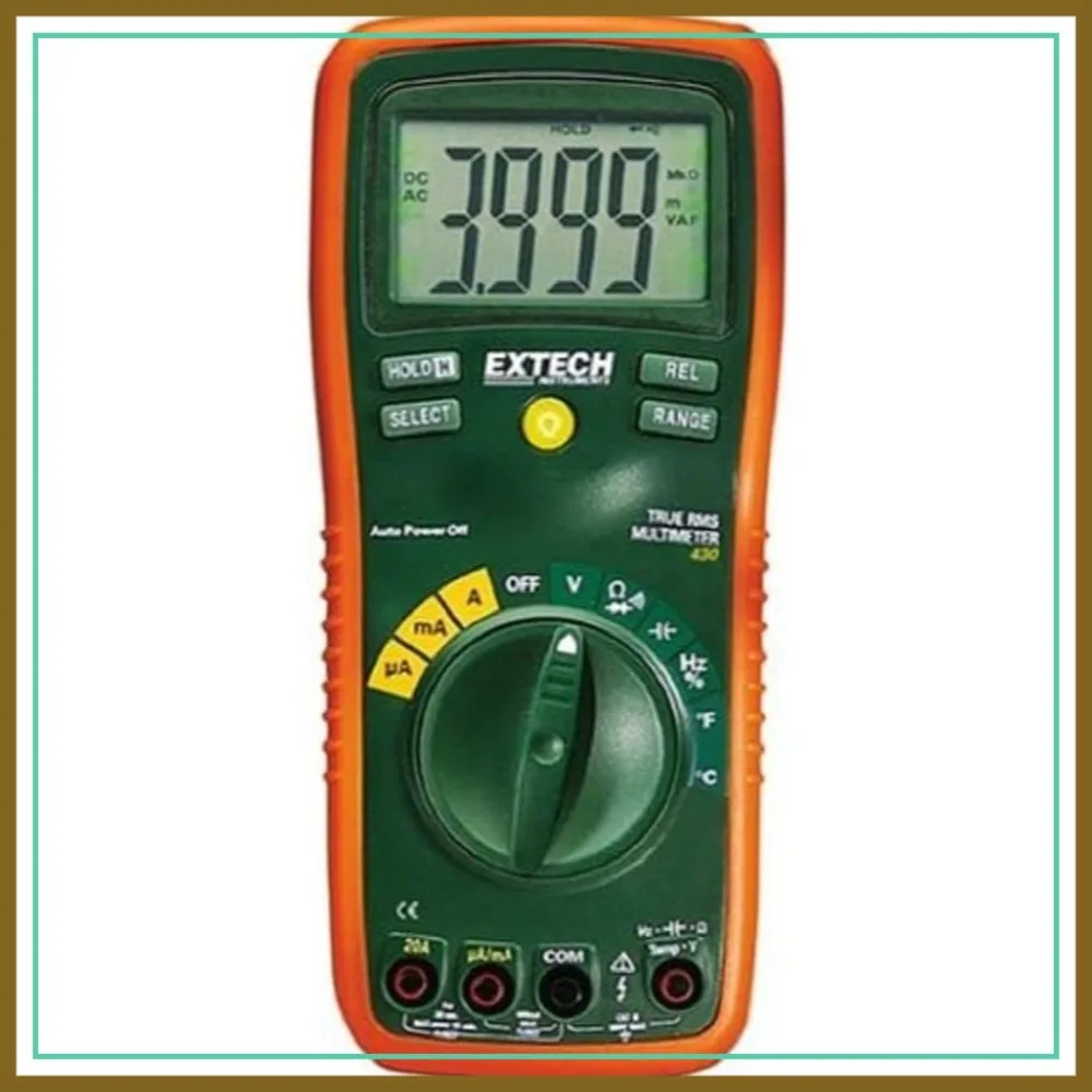 

11-Function True RMS Digital Multimeter with Type K Thermometer, Autoranging, CAT III
