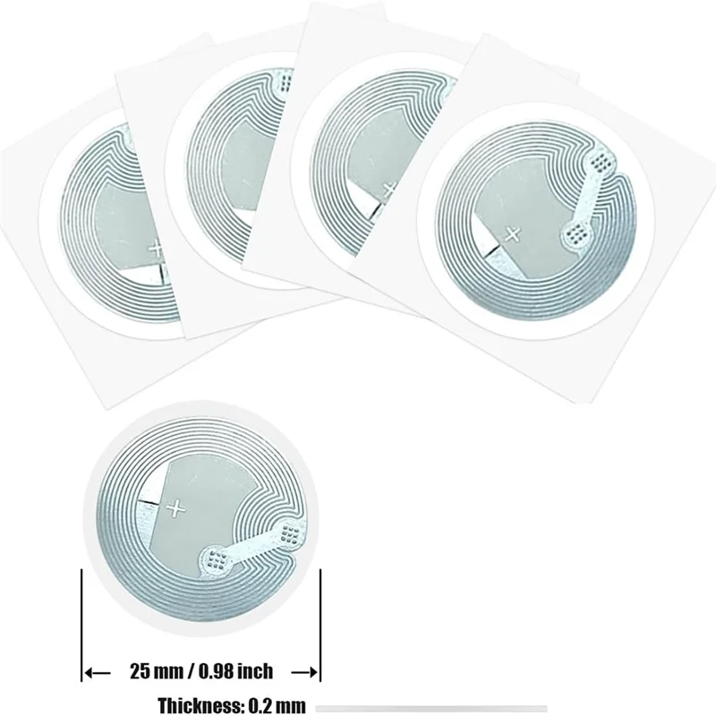 M16K-50Pcs NFC Stickers Ntag215 NFC Tags Compatible With Tagmo And NFC Enabled Mobile Phones Devices