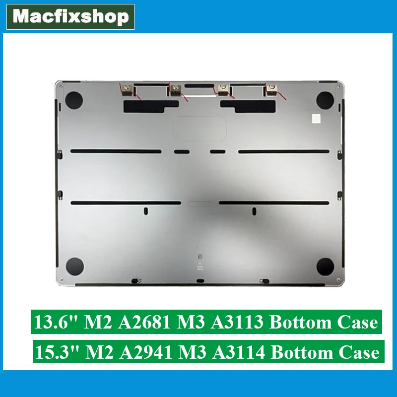 

New M2 M2 15.3" A2941A3114 Bottom Case For Macbook Pro 13.6" A2681 A3113 D Lower Battery Housing Back Cover 2022 2023 2024