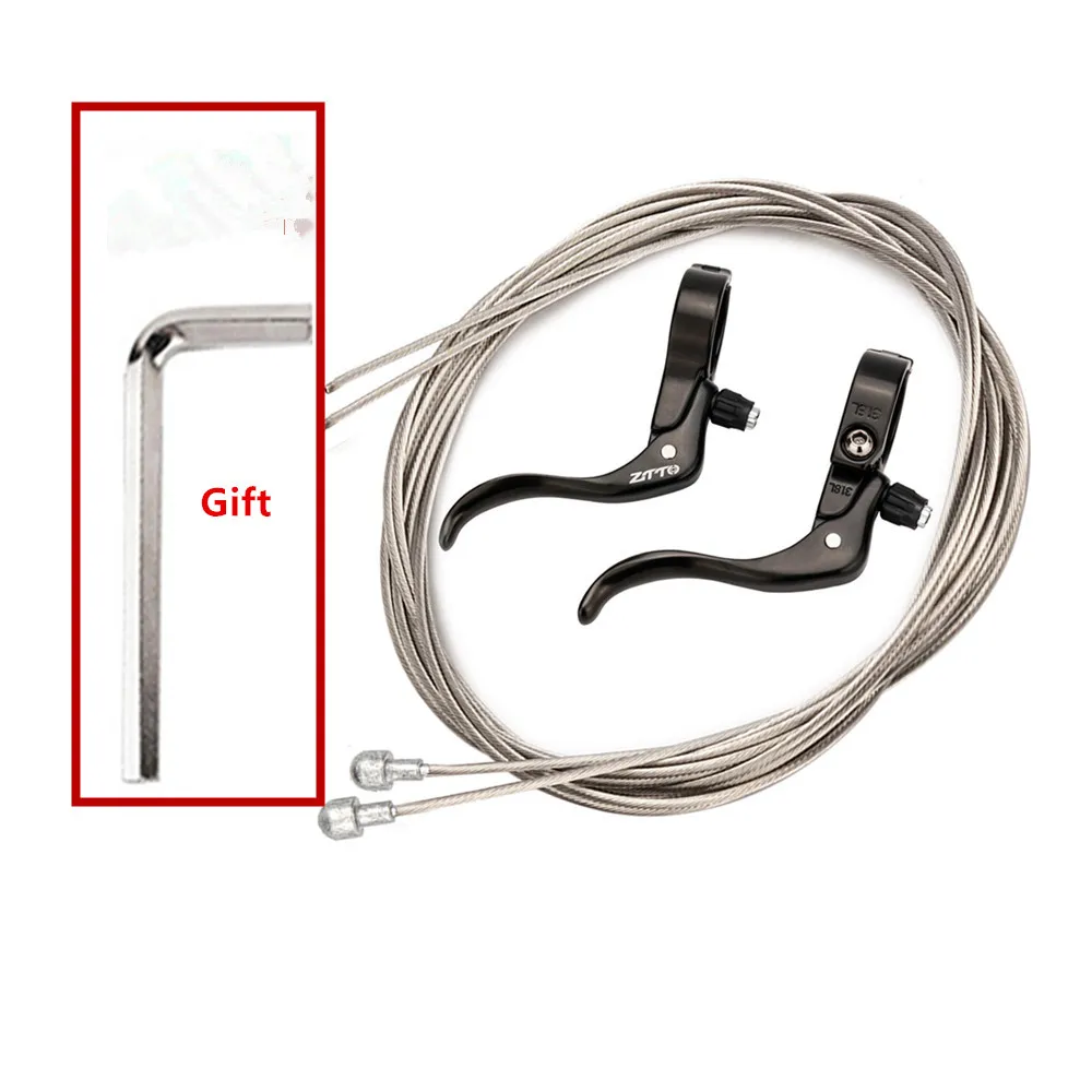 

1 Pair Road Bike Brake Levers with Wire 22.2 31.8 Fixed Gear Deputy Vice QR Lever Brake Handle