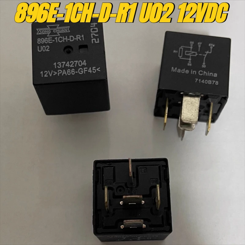 

（Brand New）1pcs/lot 100% original genuine relay:13742704 896E-1CH-D-R1 U02 12VDC 5pins Automotive relay