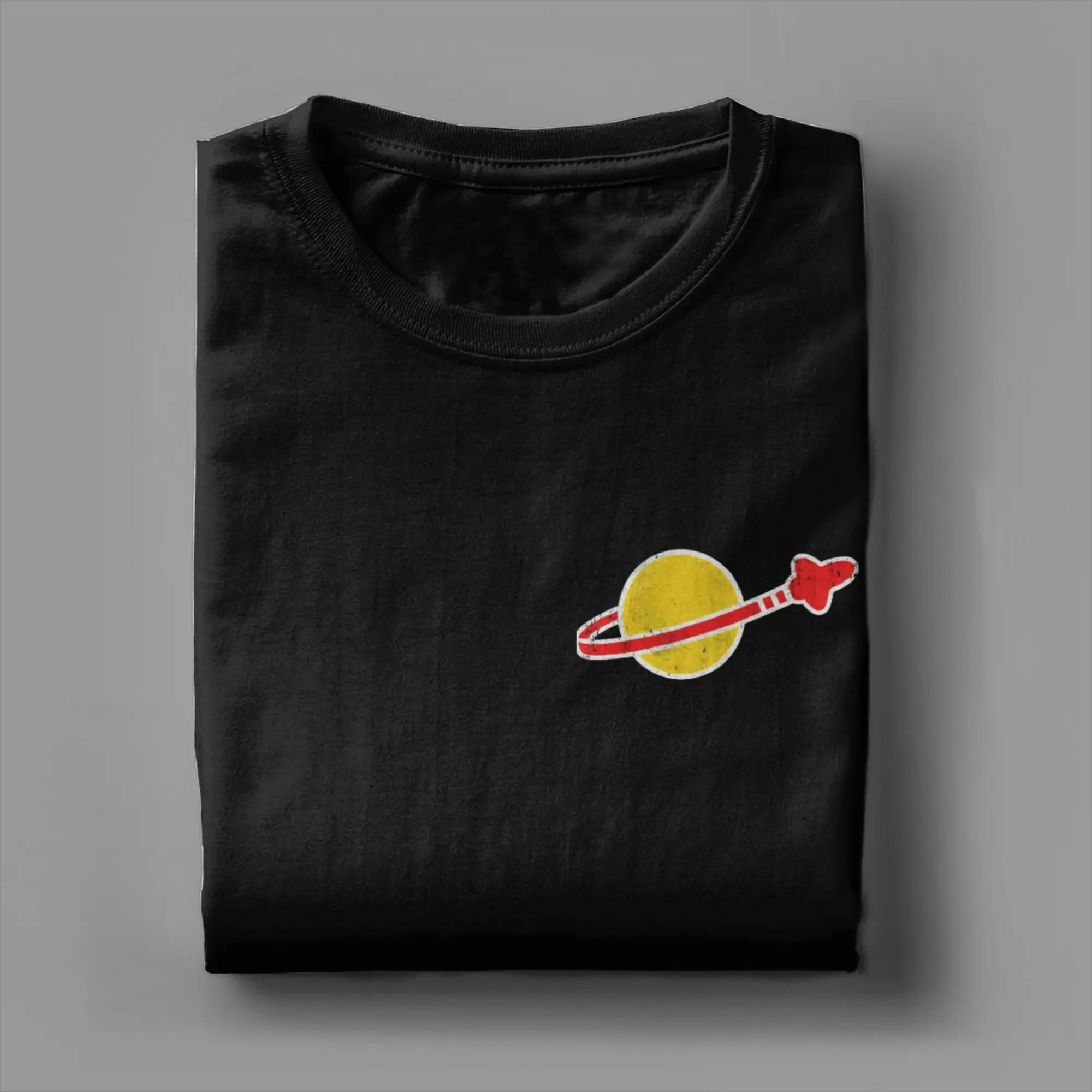 Streetwear T-Shirt Summer Classic Space Scene Trendy T-Shirts  100% Cotton Tshirt for Man Y2K Basic Pattern Short Sleeve Tops
