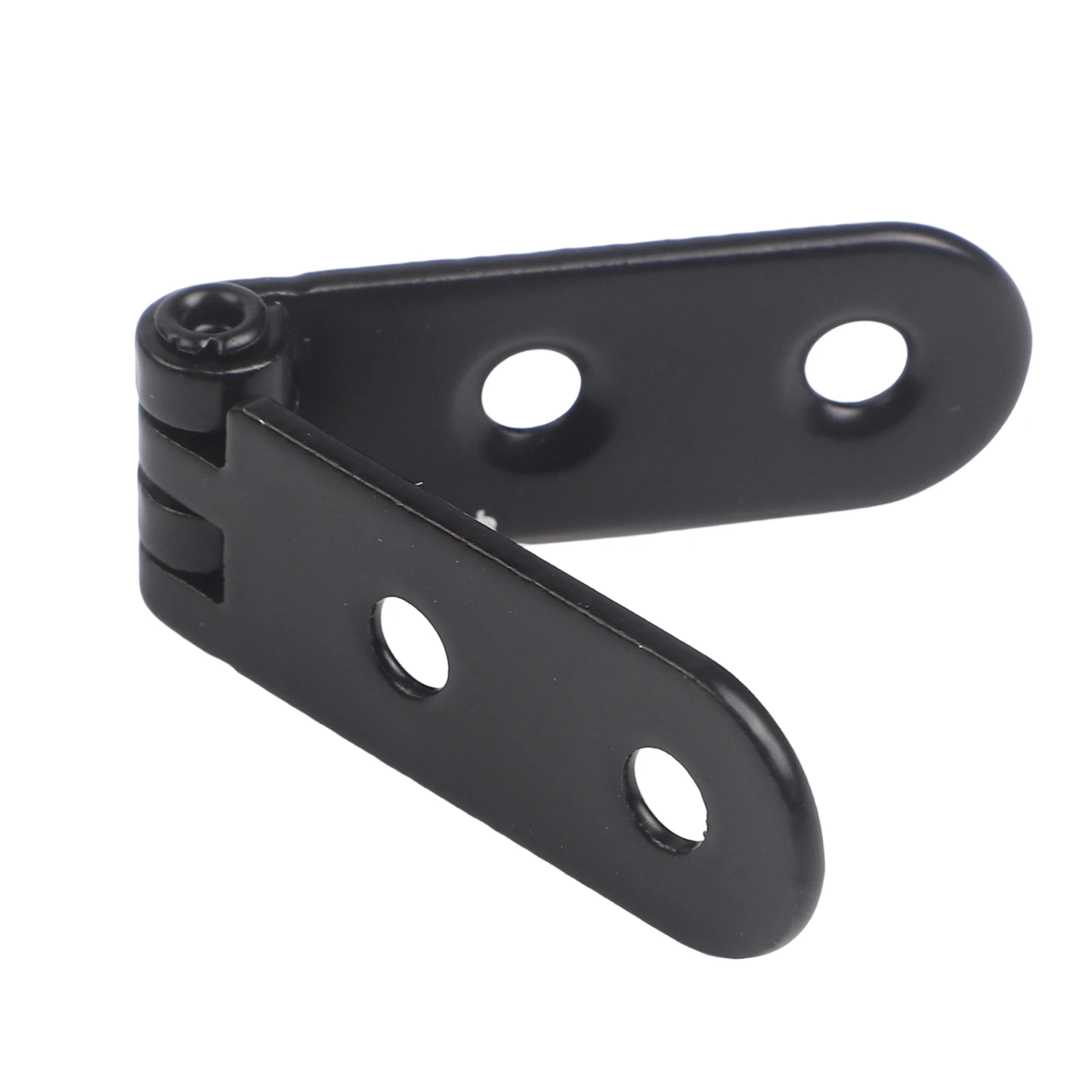 2/10pcs Folding Hinge Rounded Corner Black Iron For Cabinet Table For Folding Table Desk 76 X 15 Mm 180-Degree Functionality