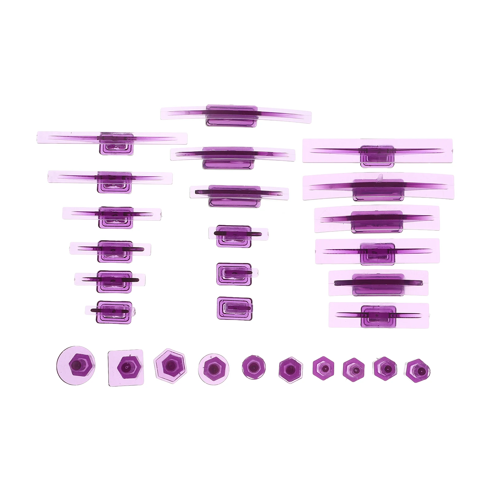 

28pcs Dent Removal Puller Tabs Car Body Repair Tool Small Nylon Plastic Gasket Appliance Dent Puller Kit for Trim