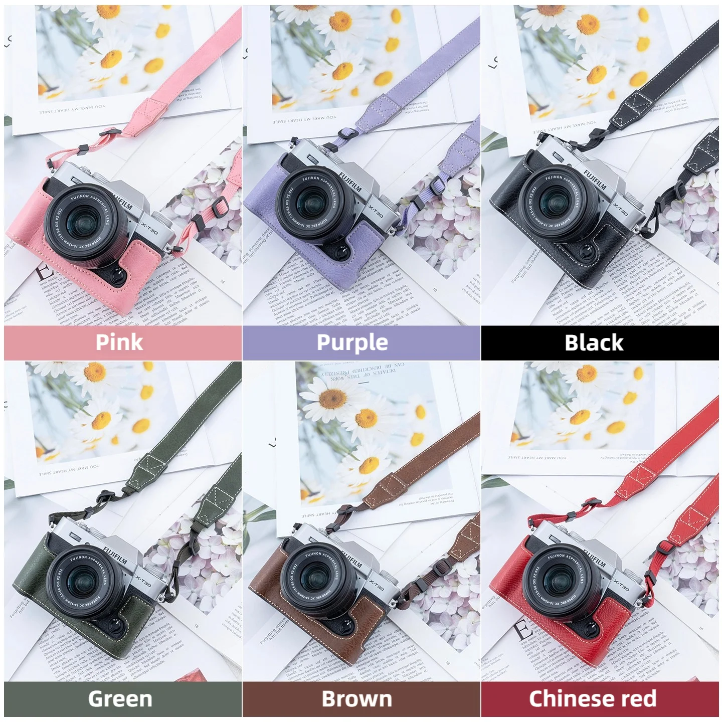 Camera bag for Fuji XT30iii/XT30ii/xt30 camera protection case, XT20 XT10 protective shell strap accessory.