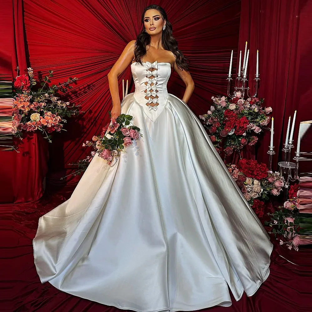 Elegant Satin Weddi…