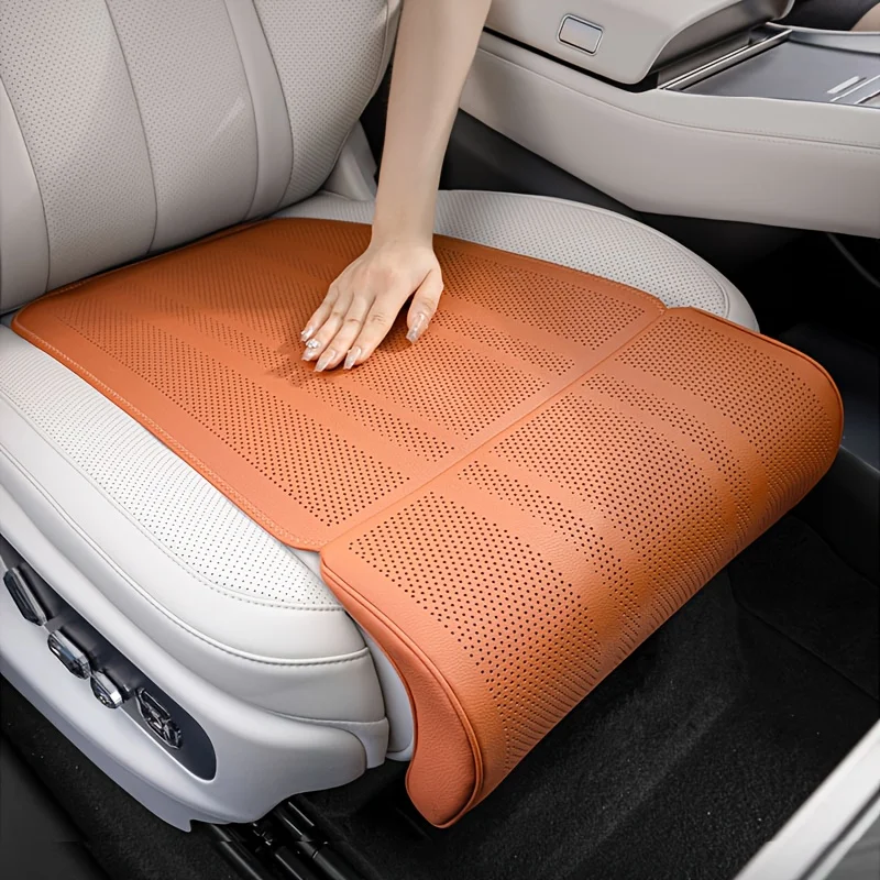 

Роскошная подушка для автомобильного сиденья, автомобильный удлинитель сиденья, подушка для ног, впитывающая пот и дышащая, подходит для всех сезонов, аксессуары для сидений