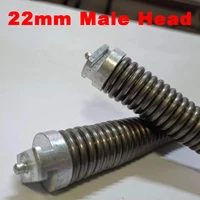 Adaptador hembra de 22mm a 16mm, dispositivo de dragado de tuberías, conector de cabezal de taladro de resorte, unión masculina y femenina para herramientas de mejora del hogar
