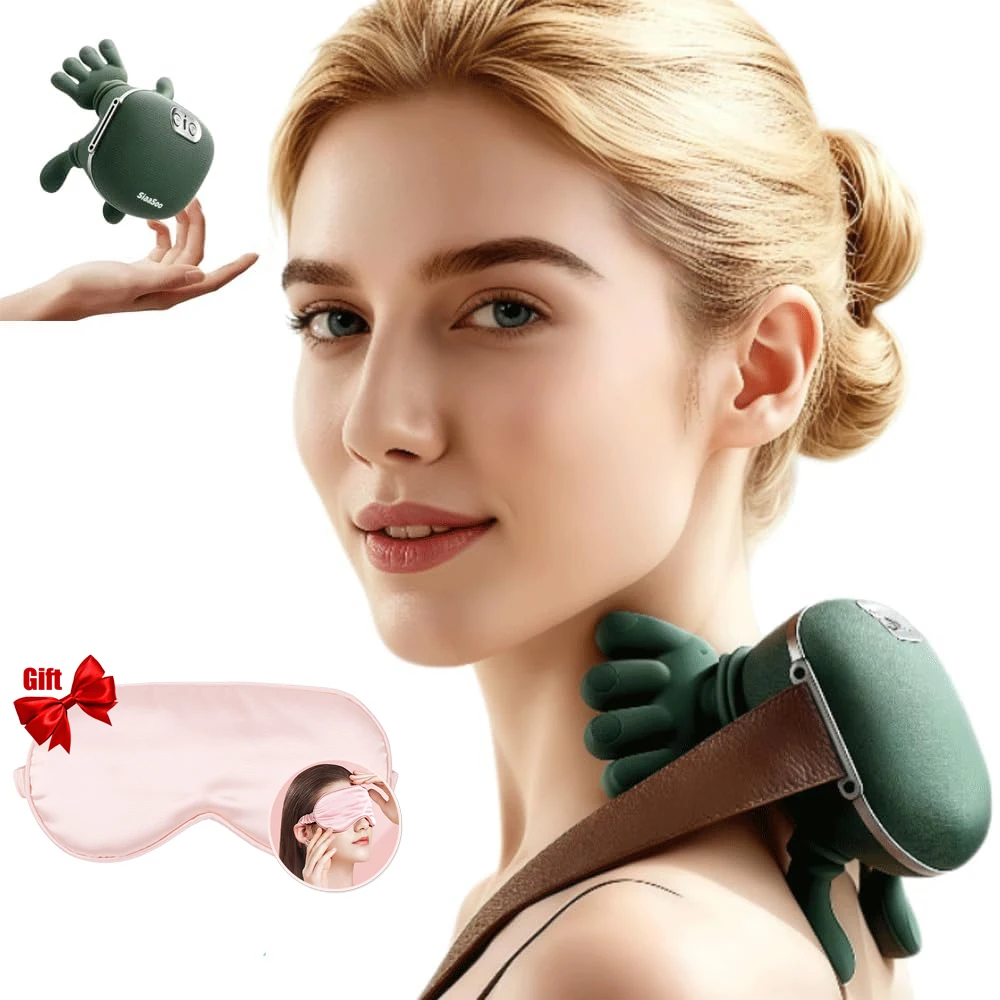 

USB бионический массажер для шеи и плеч, беспроводной массажер для шеи, шейного отдела трапеции, разминающая шаль, бесщеточный мотор для шеи, массажер для шеи