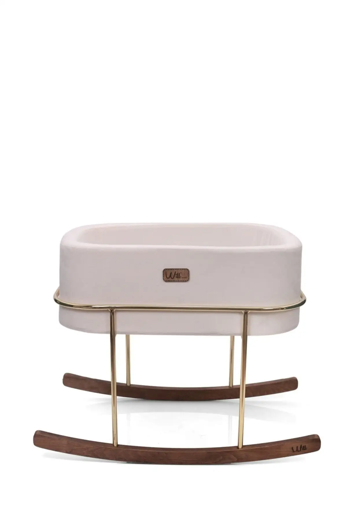 Wieg Moeder Side Crib Crème Goud