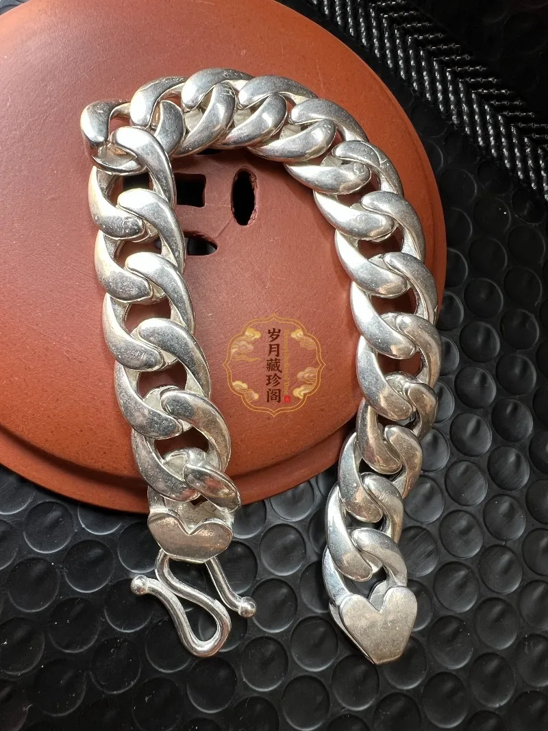 

2026 Hot Vintage Tibetan Silver Folk Bracelet, Simple Ethnic Jewelry, Lucky Amulet for Men & Women, Perfect Personalized Gift