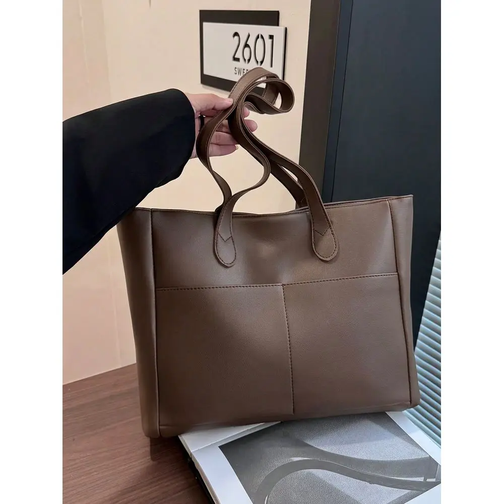 

Versatile Large Capacity Shoulder Bag, Casual Shopping Tote