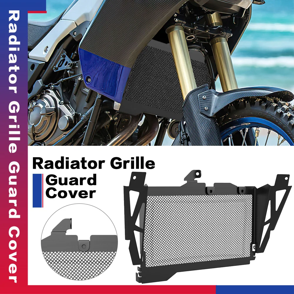 

For Yamaha Tenere700 Tenere 700 World Raid 2022-2023 Motorcycle Accessories Radiator Grille Guard Cover Protector