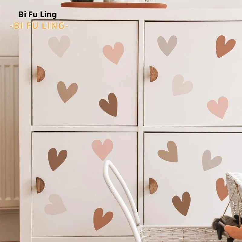 

Самоклеящиеся настенные стикеры Funlife Love Boho в форме сердца, декоративные наклейки PA229, водонепроницаемые, из ПВХ, для украшения дома