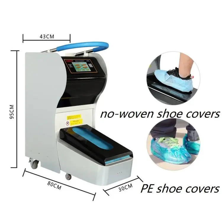 Eco-friendly Intelligent Automatic Shoe Cover Dispenser Machine for Disposable Plastic Shoe Covers