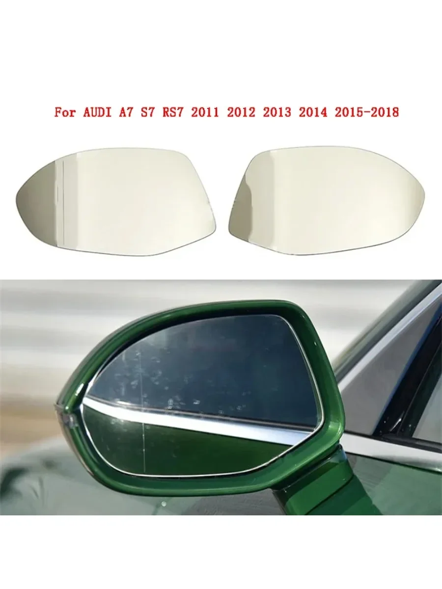 

Auto Replacement Left Right Heated Wing Rear Mirror Glass for AUDI A7 S7 RS7 2011 2012 2013 2014 2015-2018 4G8857535 4G8857536