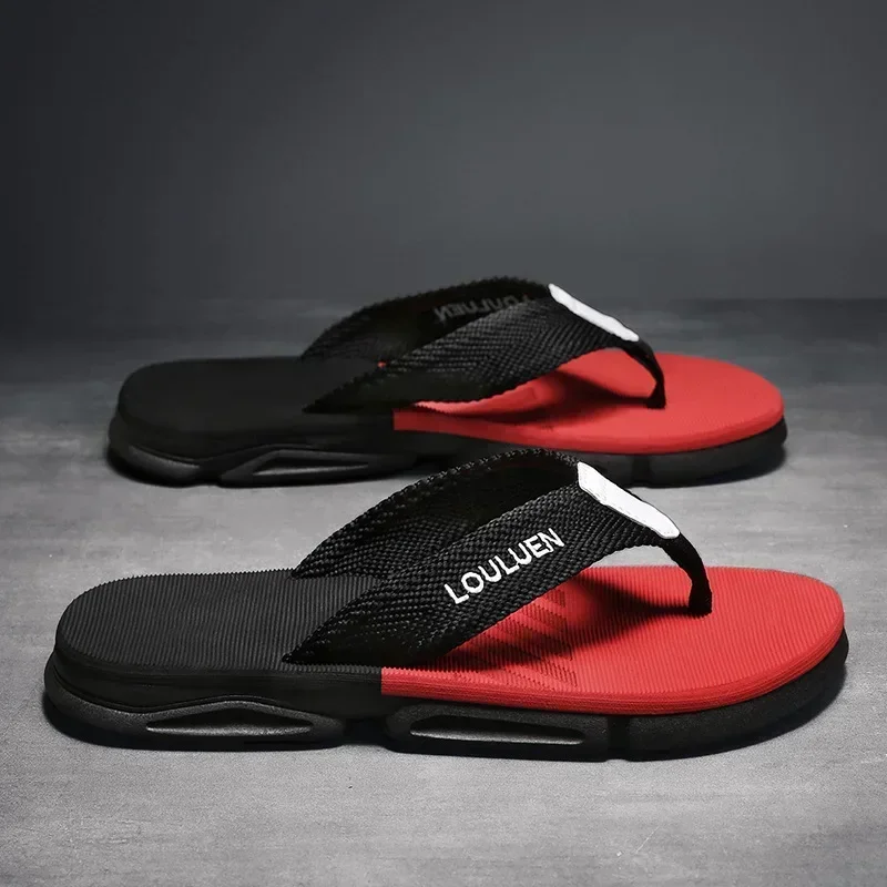 Men  High Quality Flip Flops Men Beach Slippers Fashion Outdoor Flip Flops Casual Breathable Slippers for Men New Sandals 2024