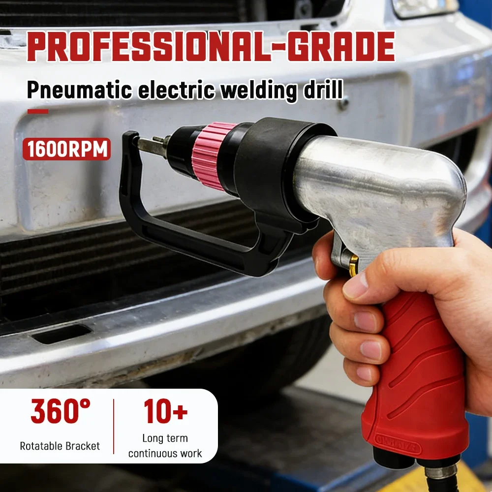 

Пневматическая дрель для точечной сварки для ремонта кузова автомобиля, дрель для ремонта кузова, резак для точечной сварки металла, дрель для точечной сварки с воздушным питанием