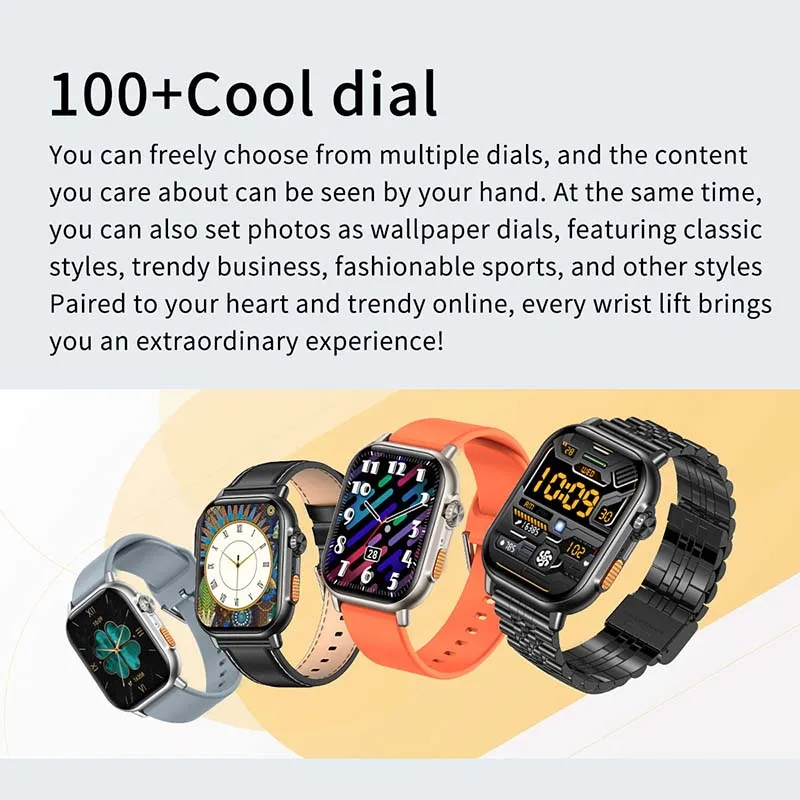 Nowy męski smartwatch 2.02 calowy amolowany ekran HD Bluetooth dzwoni do NFC GPS Track IP68 wodoodporny damski smartwatch dla Huawei Xiaomi