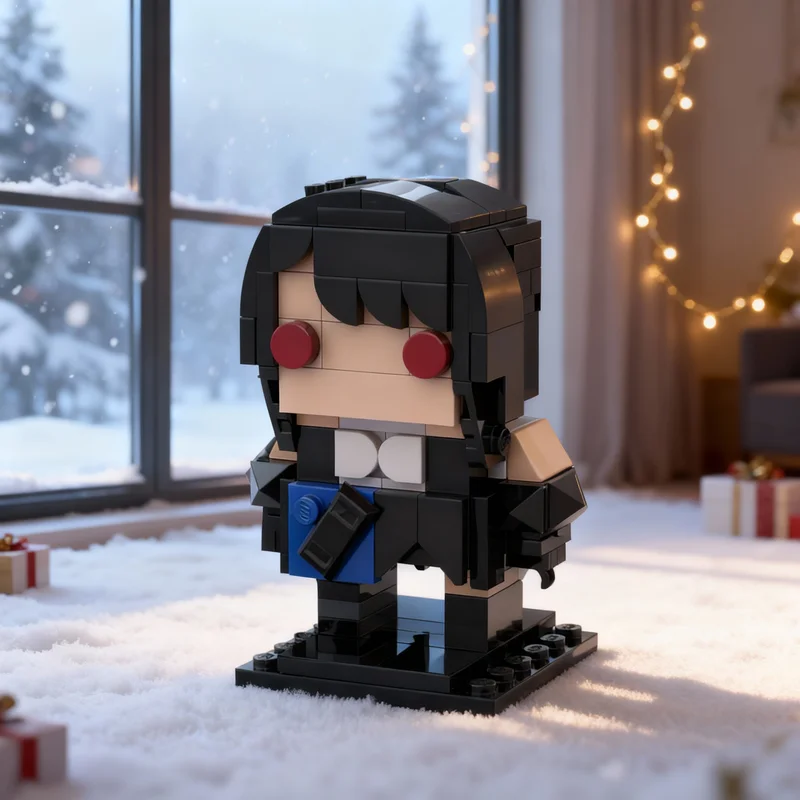 

Набор строительных блоков MOC Nerissa Ravencroft Brickheadz, 221 деталь, креативный подарок, коллекционный декор, премиум-класс для детей и взрослых, для рабочего стола