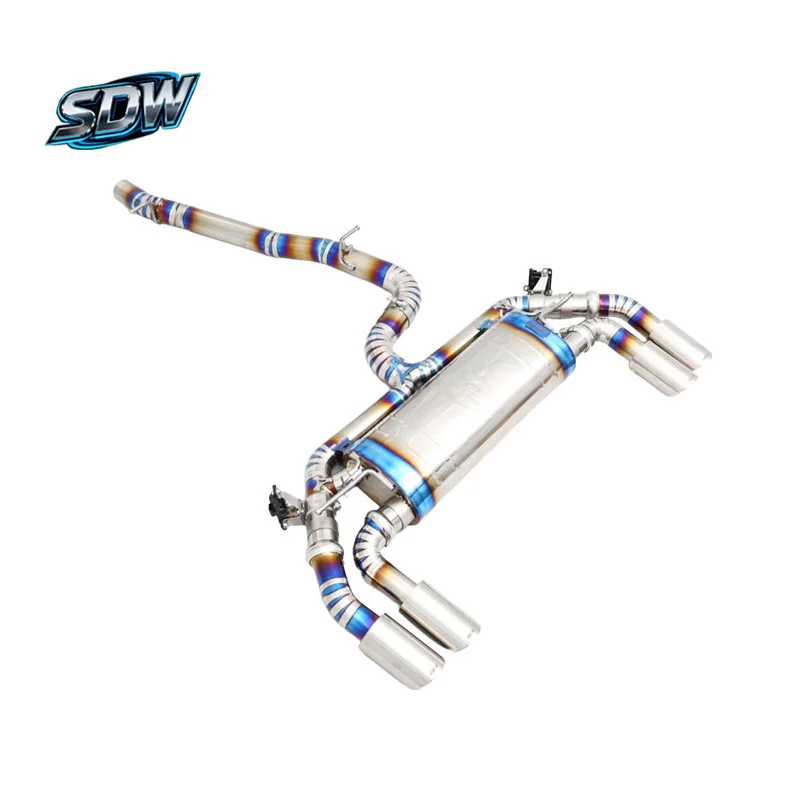 Premium Titanium  Valve Control Catback Exhaust System for  RS6 RS7 S6 S7 TTS with Remote Key and Custom Tail