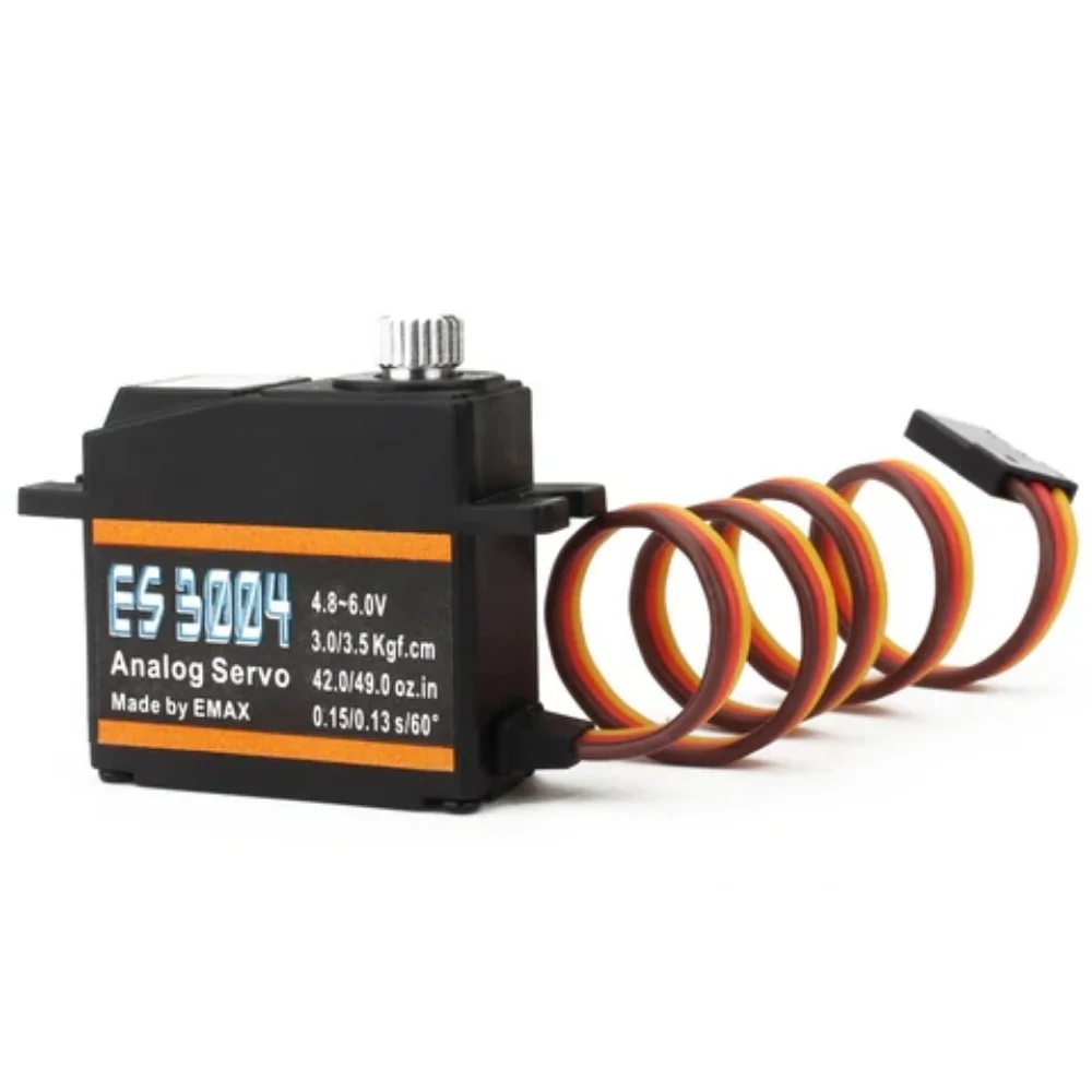 Emax ES3004 17G 3.5Kg 0.13sec 23T Metal Gear Analoge Servo Voor Rc Vliegtuig ES3104 Upgrade