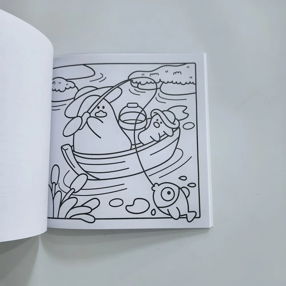 Duck's Life 大人向けのかわいくて居心地の良い塗り絵 かわいいお絵かきブック パーティーや誕生日に最適なギフト