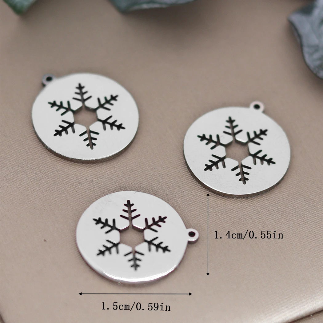 3pcs Snowflake Coffee Tea Cup Pumpkin Bat Starfish Mouse Cherry Charms Pendant Earring Bracelet DIY Necklace Jewelry Making