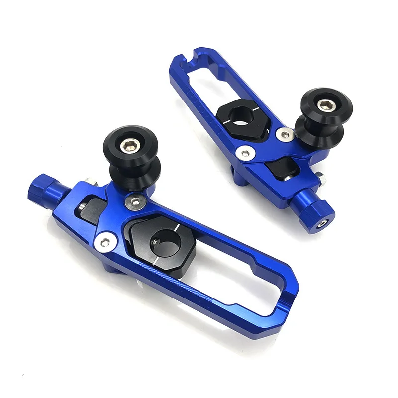 For YAMAHA R15 V3 MT-15 MT15 MT 15 R 15 2019-2022 2020 2021 Motorcycle Rear Wheel Axle Blocks Chain Adjusters Tensioners Kit 6