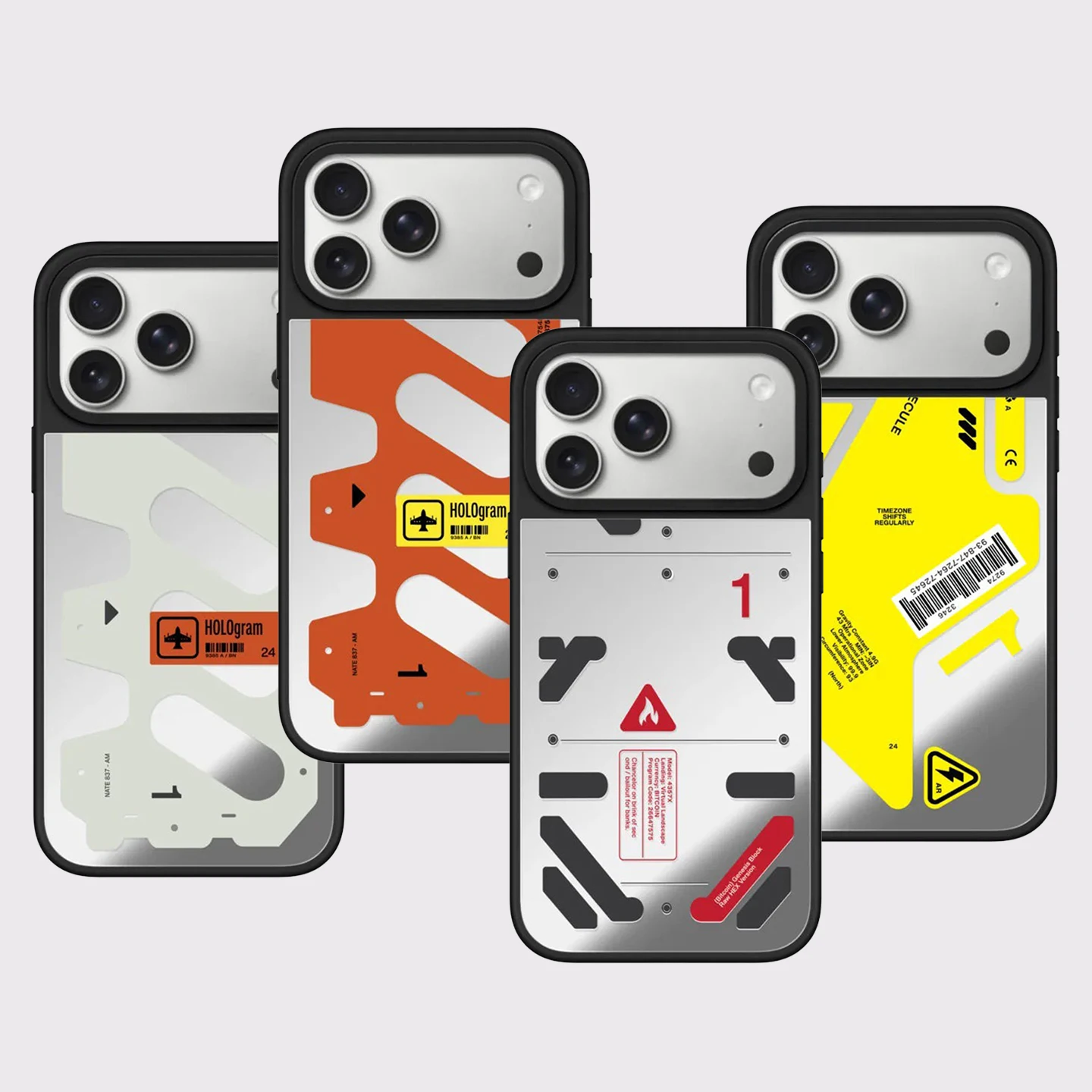 

Check Card Pattern Mirror Surface Magnetic Phone Case Cover for IPhone 12 13 14 15 16 17 Pro Max Case for IPhone 17 Air