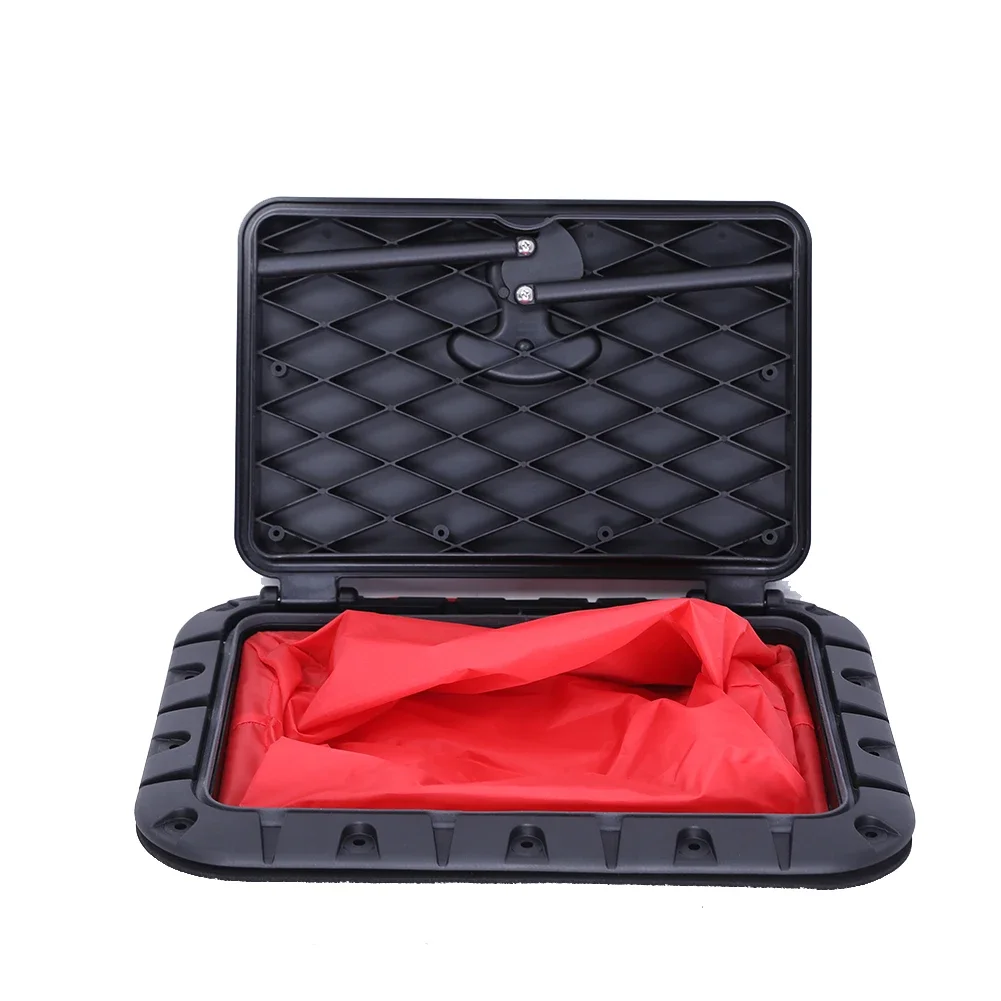 Marine Deck Quadratische Luke Und Rote Wasserdichte Tasche Für Boot Kajak Kanu Boot Teile Zubehör Driften Wasser Sport – Detail 5