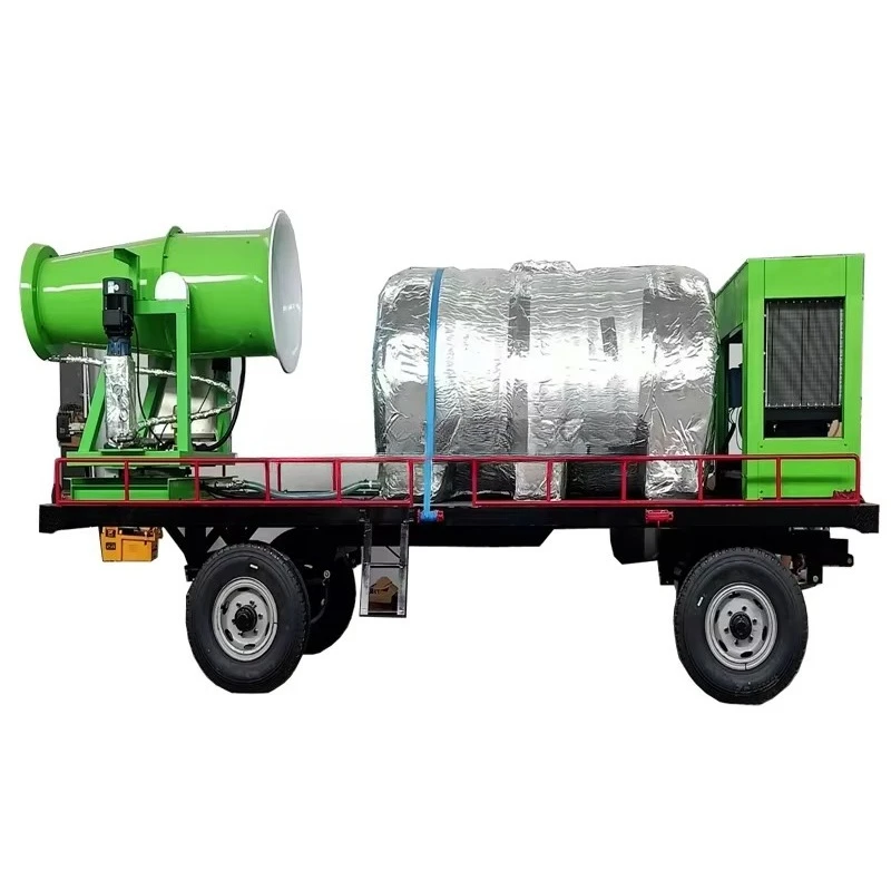 Mobile Fog Cannon Machine 30m High Pressure Mist Cannon Water Spray Dust Suppression Blower for Construction Site Hot Sale
