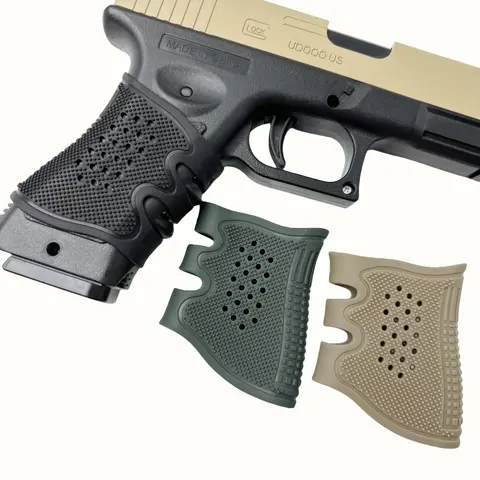 전술 고무 그립 안티 슬립 장갑 홀스터 홀스터 AR15 Glock Glock17 19 20 21 22 23 34 43 1911 홀스터 총 케이스에 적합