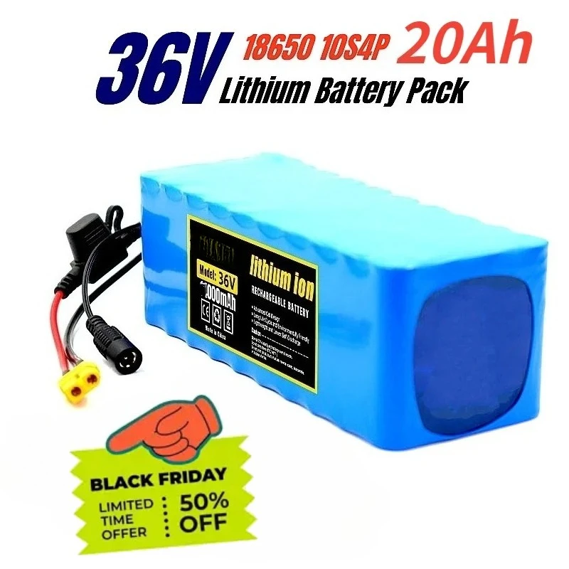 

Newest 18650 10S4P 36V 20000mAh Rechargeable Battery Electric Scooter Lithium Battery Pack High Quality Electric Scooter Battery