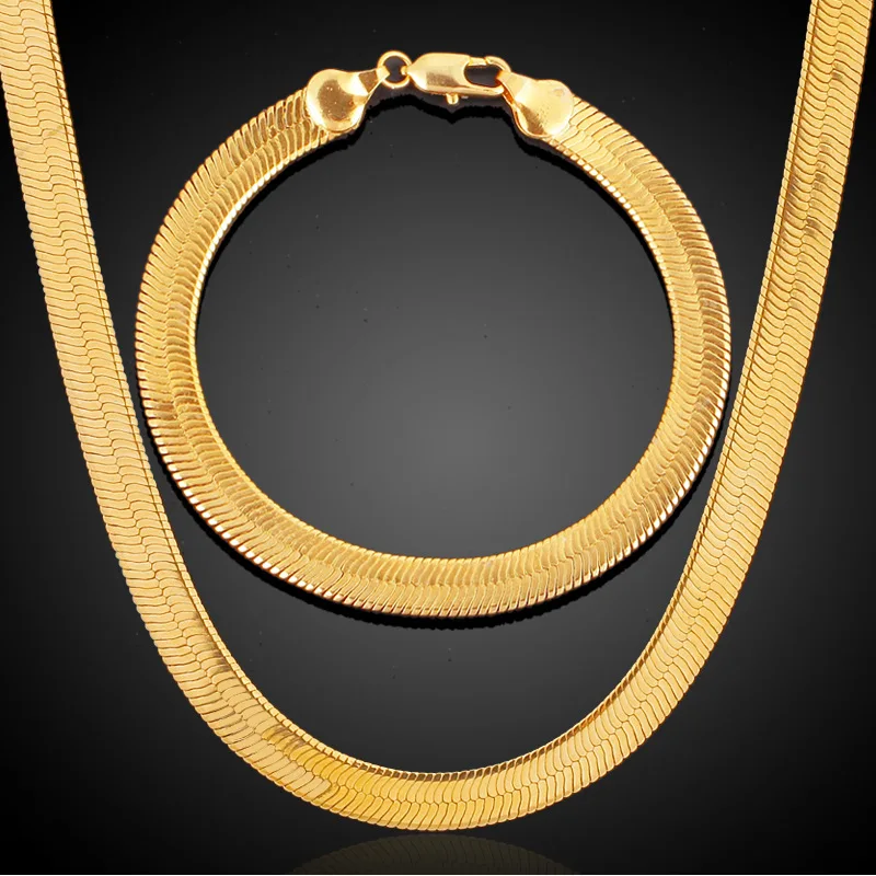 Luxury 24K 9999 Pure Gold real gold Collarbone Blade Necklace Men's and Women's Necklace