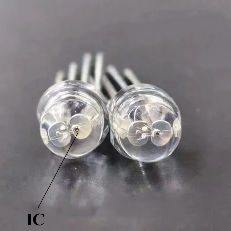 5v Ws2812 4.8mm 5mm  straw hat Led Rgb Dip Diode F5  Dream Color Addressable Full color Neon Pixel Light Ws2812b Chip Diode