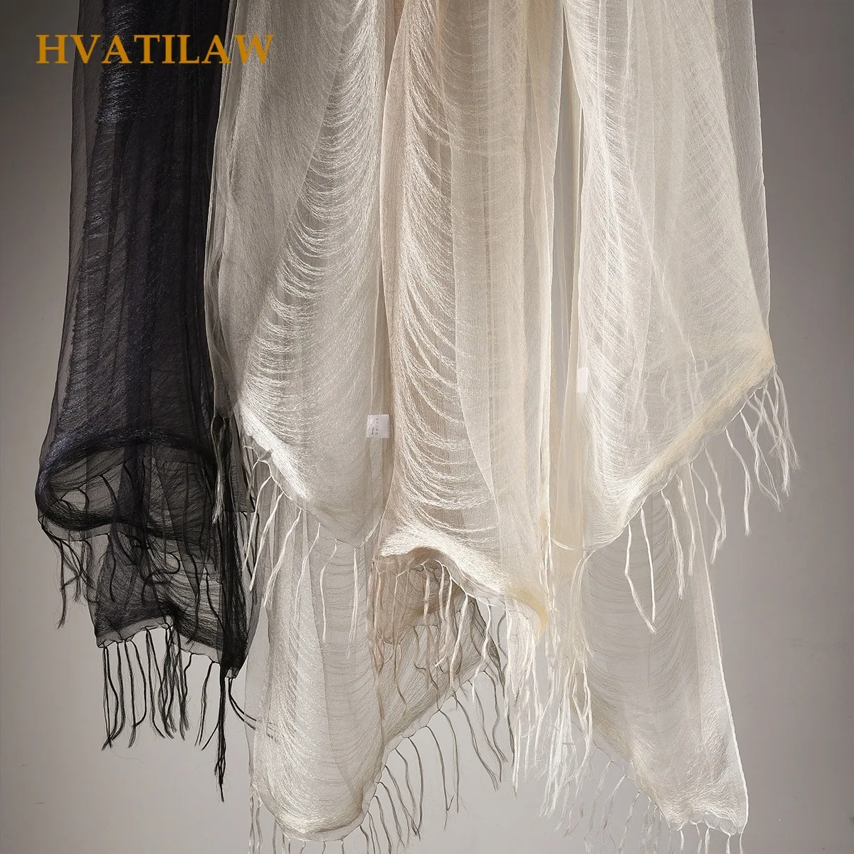 2026 100% Mulberry Silk Sheer Scarf Women Autumn Winter Soft Long Tassel Neck Warmer Korean Style Silk Wrap Gift Fashion Elegant
