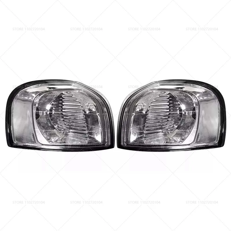 For 1999-2006 VOLVO S80 Front Bumper Corner Lamp Turn Signal Lights (Without Bulb) 30655422 30655423